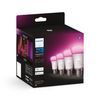 Philips Hue White And Color Ambiance Bombilla Inteligente A60 - E27 - 800 (paquete De 4)