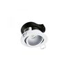 Foco Downlight Led 6w  Ledinaire Clearaccent Direccionable Corte Ø70 Mm Rs060b G2  3000k Blanco