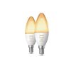 Bombilla White - De Llama Led E14 - 5.5w - Pack De 2 Hue