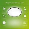 Philips Superslim 15w Negro I54 Plafón Led Para Exterior