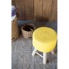 Taburete Iggy Algodón Y Madera Amarillo 29 Cm Kidsdepot