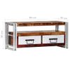 Mueble Para Tv De Madera Maciza Reciclada 90x30x40 Cm Vidaxl