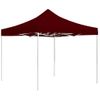 Carpa Plegable Profesional Aluminio Rojo Tinto 3x3 M Vidaxl