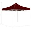 Carpa Plegable Profesional Aluminio Rojo Tinto 3x3 M Vidaxl