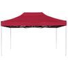 Carpa Plegable Profesional De Aluminio Rojo Vino Tinto 4,5x3m Vidaxl