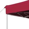 Carpa Plegable Profesional De Aluminio Rojo Vino Tinto 4,5x3m Vidaxl