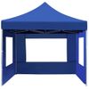 Carpa Plegable Profesional Con Paredes Aluminio Azul 4,5x3 M Vidaxl