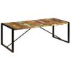 Mesa De Comedor De Madera Maciza Reciclada 220x100x75 Cm Vidaxl