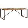 Mesa De Comedor De Madera Maciza Reciclada 200x100x75 Cm Vidaxl