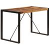 Mesa De Comedor De Madera Maciza De Sheesham 120x60x76 Cm Vidaxl