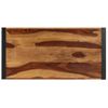 Mesa De Comedor De Madera Maciza De Sheesham 120x60x76 Cm Vidaxl