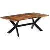 Mesa De Comedor Madera Maciza Reciclada 200x100x75 Cm Vidaxl