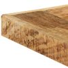 Mesa De Comedor Madera Maciza De Mango En Bruto 160x80x75 Cm Vidaxl