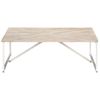 Mesa De Centro De Madera Maciza De Mango 110x110x36 Cm Vidaxl