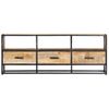 Mueble De Tv De Madera Maciza De Mango 120x30x45 Cm Vidaxl