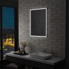 Espejo De Pared De Baño Con Led 60x80 Cm Vidaxl