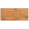 Mesa De Centro De Madera Maciza De Acacia 100x45x33 Cm Vidaxl