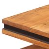 Mesa De Centro De Madera Maciza De Acacia 100x45x33 Cm Vidaxl