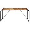 Mesa De Comedor Madera Maciza De Mango En Bruto 180x90x76 Cm Vidaxl