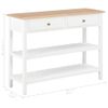 Aparador De Mdf 110x35x80 Cm Blanco Vidaxl