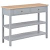 Aparador De Mdf 110x35x80 Cm Gris Vidaxl