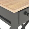 Mesa Auxiliar De Madera Negro 27x27x65,5 Cm Vidaxl