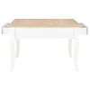 Mesa De Centro De Madera Blanca 80x80x50 Cm Vidaxl