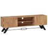 Mueble Para Tv Madera Maciza De Acacia 140x30x45 Cm Vidaxl