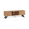 Mueble Para Tv Madera Maciza De Acacia 140x30x45 Cm Vidaxl