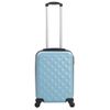 Maleta Con Ruedas Trolley Rígida Azul Abs Vidaxl