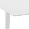 Mesa De Comedor Extensible Blanca (80-120)x80x74 Cm Mdf Vidaxl