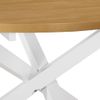 Mesa De Comedor Blanca 120x75 Cm Mdf Vidaxl