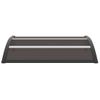 Marquesina Para Puerta Pc Negro 120x80 Cm Vidaxl