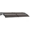 Marquesina Para Puerta Pc Negro 200x80 Cm Vidaxl