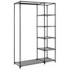 Armario Plegable De Tela Gris 110x45x175 Cm Vidaxl