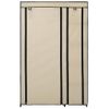 Armarios Plegables 2 Unidades De Tela Color Crema 110x45x175 Cm Vidaxl