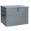 Caja De Aluminio 610x430x455 Mm Plateada Vidaxl