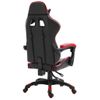 Silla De Gaming De Cuero Sintético Rojo Vidaxl