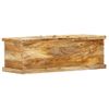 Mesa De Centro De Madera De Mango Maciza 100x50x35 Cm Vidaxl