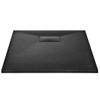 Plato De Ducha Smc Negro 90x70 Cm Vidaxl