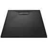 Plato De Ducha Smc Negro 120x70 Cm Vidaxl