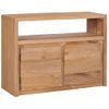 Aparador De Madera Maciza De Teca 80x30x60 Cm Vidaxl