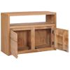 Aparador De Madera Maciza De Teca 80x30x60 Cm Vidaxl