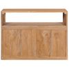 Aparador De Madera Maciza De Teca 80x30x60 Cm Vidaxl