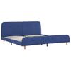 Estructura De Cama De Tela Azul 180x200 Cm Vidaxl