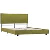 Estructura De Cama De Tela Verde 120x200 Cm Vidaxl