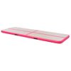 Esterilla Inflable De Gimnasia Con Bomba 400x100x10 Cm Pvc Rosa Vidaxl