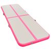 Esterilla Inflable De Gimnasia Con Bomba 600x100x10 Cm Pvc Rosa Vidaxl