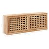 Banco Zapatero De Madera Maciza De Nogal 94x20x38 Cm Vidaxl