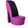 Sillón Con Forma De Zapato De Tacón Terciopelo Morado Vidaxl